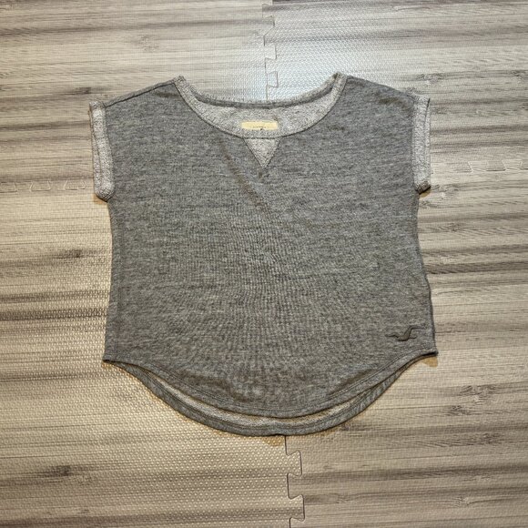 Hollister Women's Gray Sleeveless Sweatshirt - Picture 1 of 3